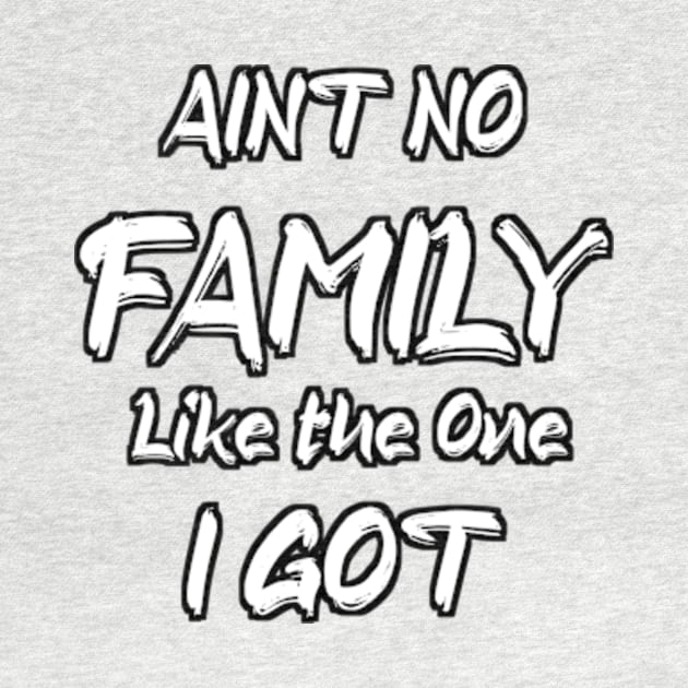 Aint No Family Like the One I Got by TshirtMA